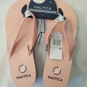 New Nautica Light Pink Sandals 10